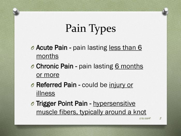 How to Diagnose 10 Types of Pain